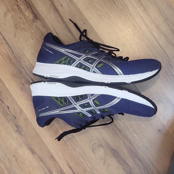 ASICS Blue Gel-Contend 5 AmpliFoam Everyday Comfort Running Sneakers  Men's 12 - Picture 2 of 12